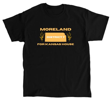 Moreland for Kansas House - Yellow, a Black Classic Unisex Tee