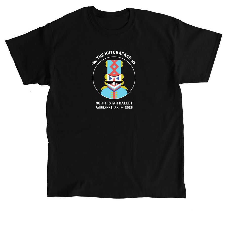 The Nutcracker 2026 - North Star Ballet, a Black Classic Unisex Tee