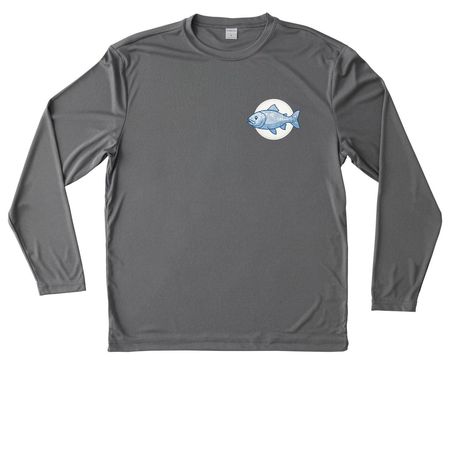 fresh design, a Grey Concrete Heather Unisex Performance Long Sleeve Tee