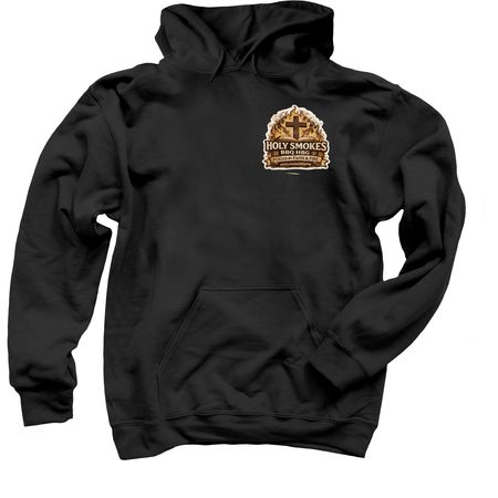 Low and Slow, a Black Pullover Hoodie