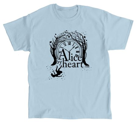 Alice by Heart, a Light Blue Classic Unisex Tee