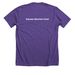 Ad Abortion Per Aspera, a Heather Team Purple Premium Unisex Tee (back-view)