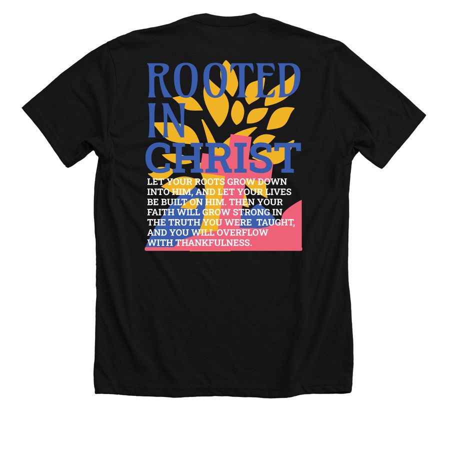 RCC - The Yellow Tree 2026, a Solid Black Blend Premium Unisex Tee (back-view)