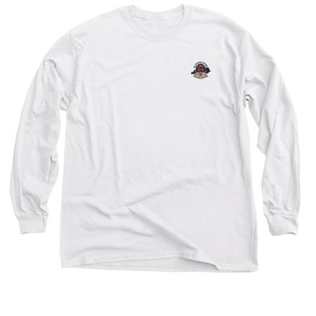 Competitor Tees, a White Classic Long Sleeve Tee