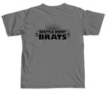 Life of a Skater, a Grey Comfort Colors Unisex Tee (back-view)