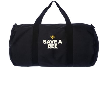 Save A Bee Duffel Bag | Save The Bees USA, a Black Day Tripper Duffel Bag