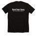 Time For Rock N Roll (White), a Solid Black Blend Premium Unisex Tee (back-view)