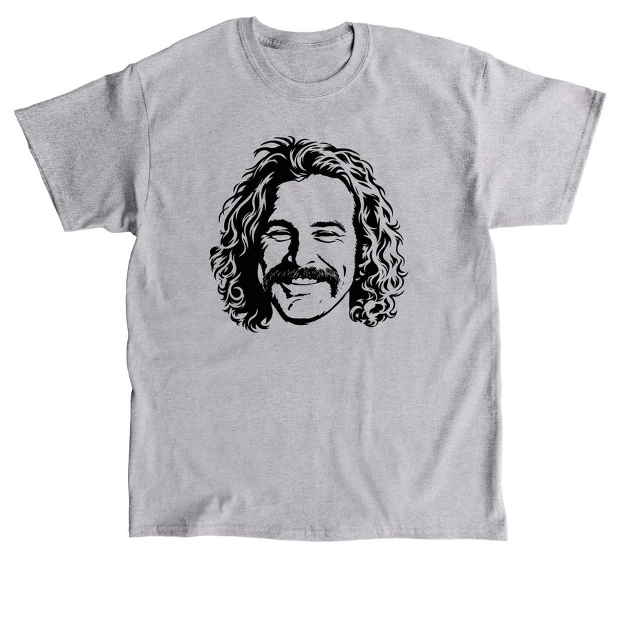 Mustache, a Sport Grey Classic Unisex Tee