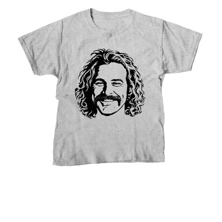 Mustache, a Sport Grey Youth Unisex Tee