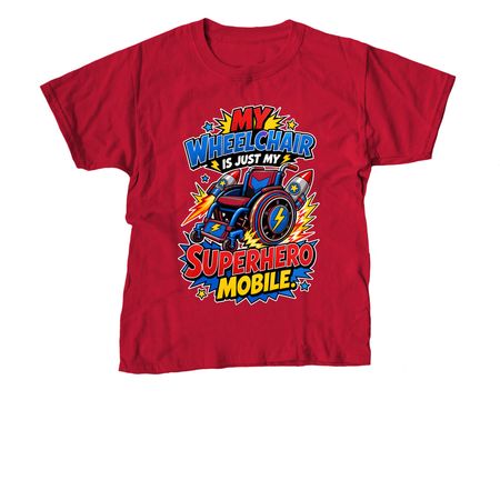 Youth Tee, a Red Youth Unisex Tee