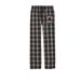 Pants, a Black Flannel Pajama Pant