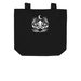 The Black Bird Oracle Series - Tote Bag, a Black Organic Cotton Tote Bag (back-view)