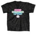 Easily Distracted by Cats, a Black Classic Tie Dye Tee