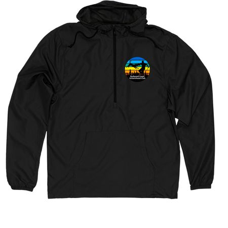 RCSC Jackets, a Black Quarter-Zip Windbreaker
