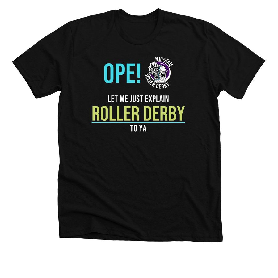 OPE! MSRD Shirt, a Solid Black Blend Premium Unisex Tee