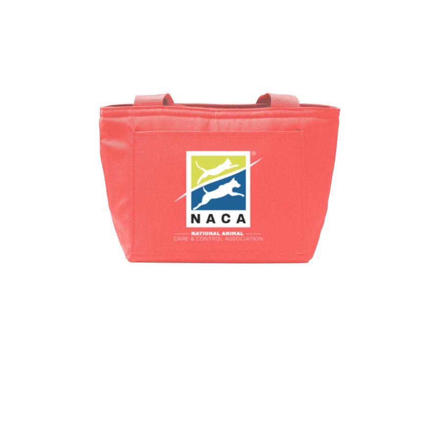 NACA: Cooler/Lunch Tote, a Coral Splash Insulated Lunch Tote
