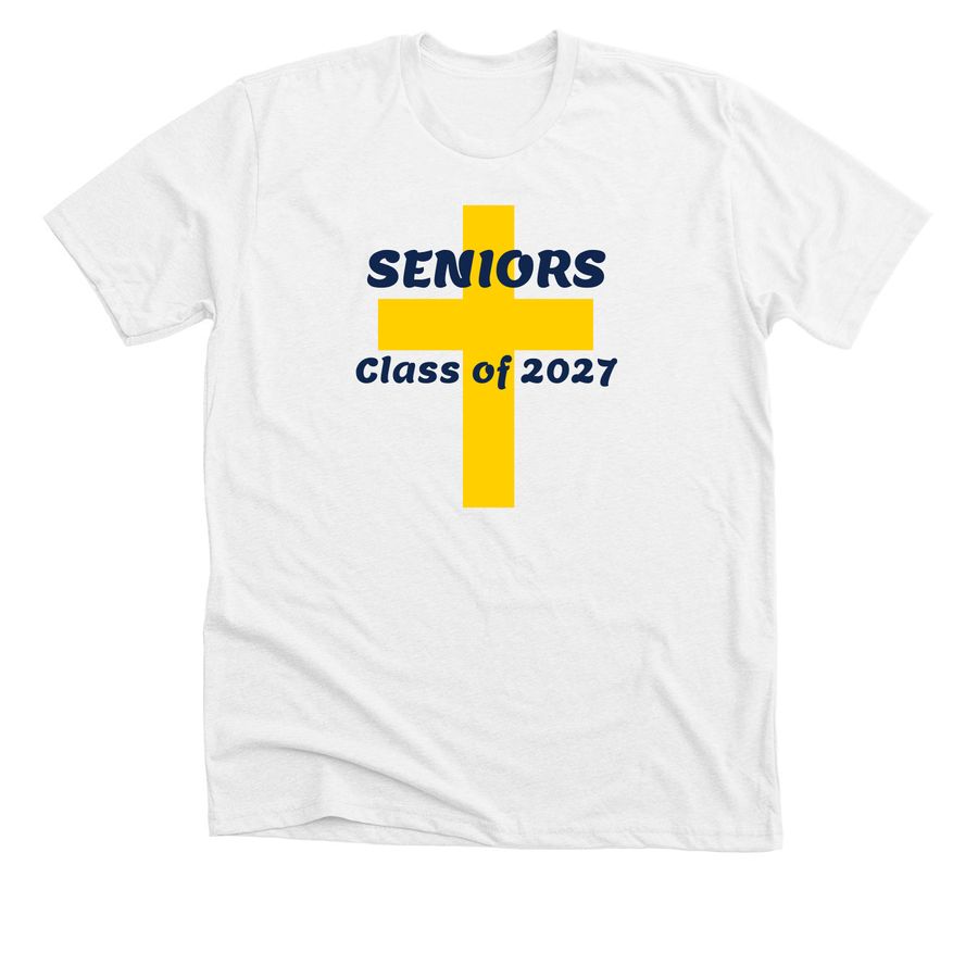 Cabrini Class of 2027 Shirt, a Solid White Blend Premium Unisex Tee