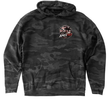 Apex Pro Photo, a Black Camo Heavyweight Camo Pullover Hoodie