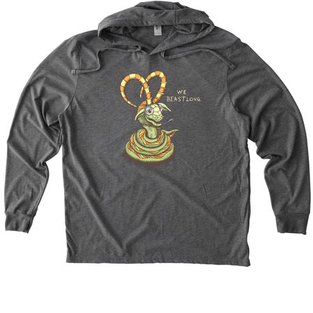 Mambex, aka Ma, a Aluminum Grey Allmade Eco Triblend Hoodie Tee