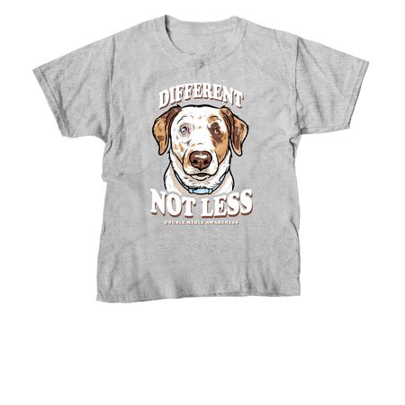 Different, not less, a Sport Grey Youth Unisex Tee