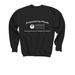 Youth (Hoodies & Crewnecks) White Logo, a Black Youth Crewneck Sweatshirt (back-view)