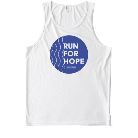Run for Hope with Hawassa Hope, a Bright White Allmade Eco Triblend Tank