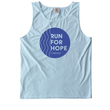 Run for Hope with Hawassa Hope, a Chambray Comfort Colors Tank Top