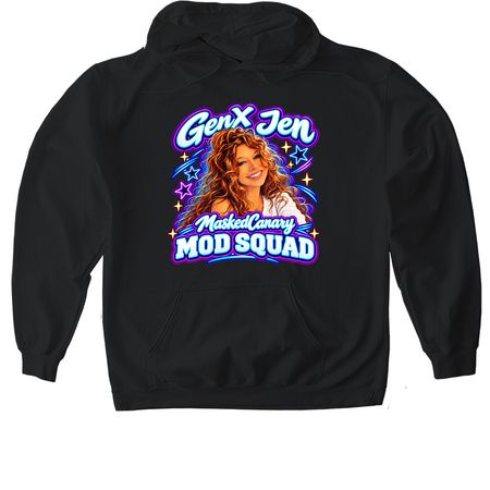 Mod squad&nbsp;, a Black Gildan Softstyle Pullover Hoodie