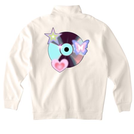 Music Keeps Me Going, a Bone Midweight Quarter Zip Pullover