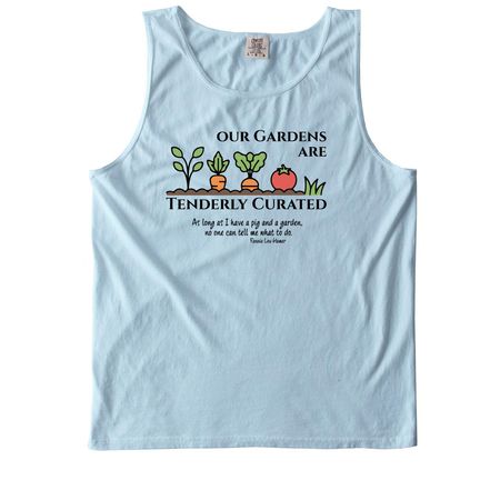 Spring Forest Gardens, a Chambray Comfort Colors Tank Top