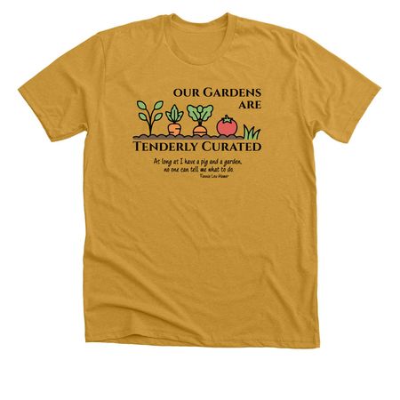 Spring Forest Gardens, a Heather Mustard Premium Unisex Tee