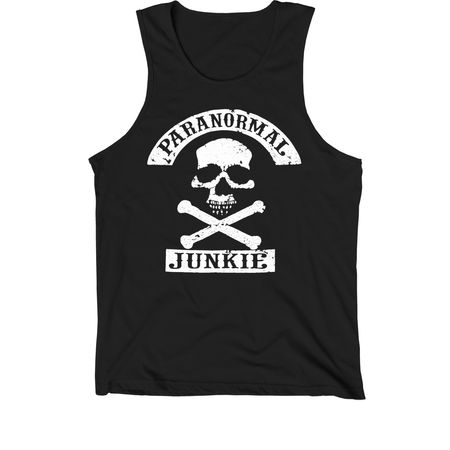 Paranormal Junkie, a Black Premium Cotton Tank