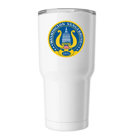 Tumblers, a White Insulated Tumbler