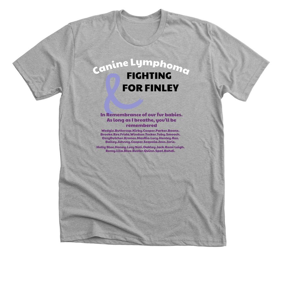 Fighting for Finley, a Athletic Heather Premium Unisex Tee