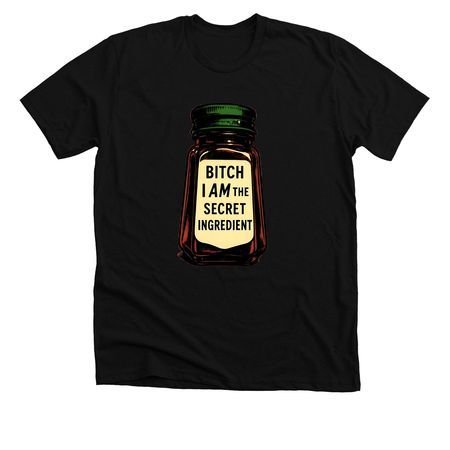 Secret Ingredient, a Solid Black Blend Premium Unisex Tee