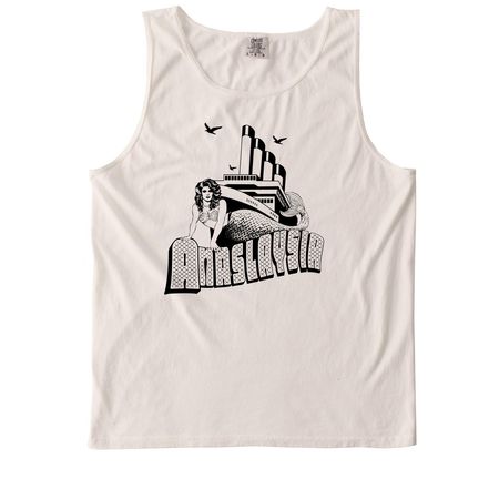 The Mermaiden Voyage, a Ivory Comfort Colors Tank Top