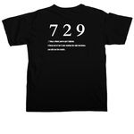 THE STU., a Black Comfort Colors Unisex Tee (back-view)