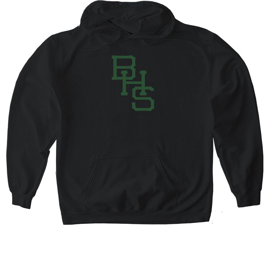 BHS, a Black Gildan Softstyle Pullover Hoodie