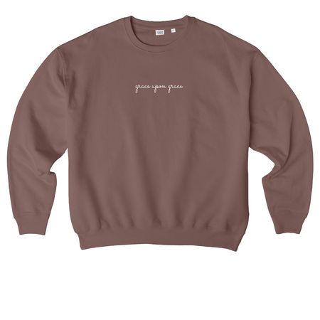 Grace upon grace, a Kaffa Coffee Stanley/Stella Ledger Dry Crewneck Sweatshirt