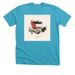Stay Human, a Heather Aqua Premium Unisex Tee