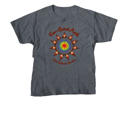 Lakota Pride, a Dark Heather Youth Unisex Tee