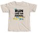 Run Like An Animal Marathon Shirt, a Ivory Comfort Colors Unisex Tee