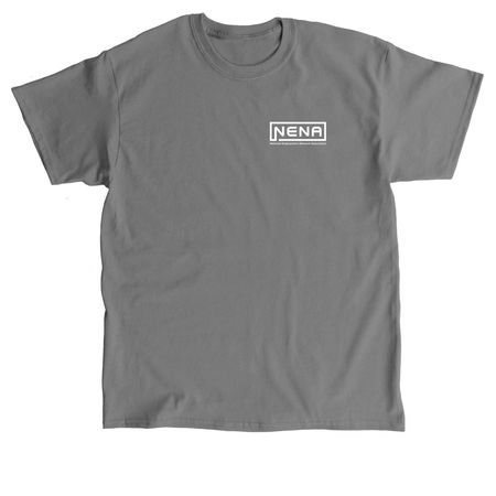 NENA Small Logo Gear, a Charcoal Classic Unisex Tee