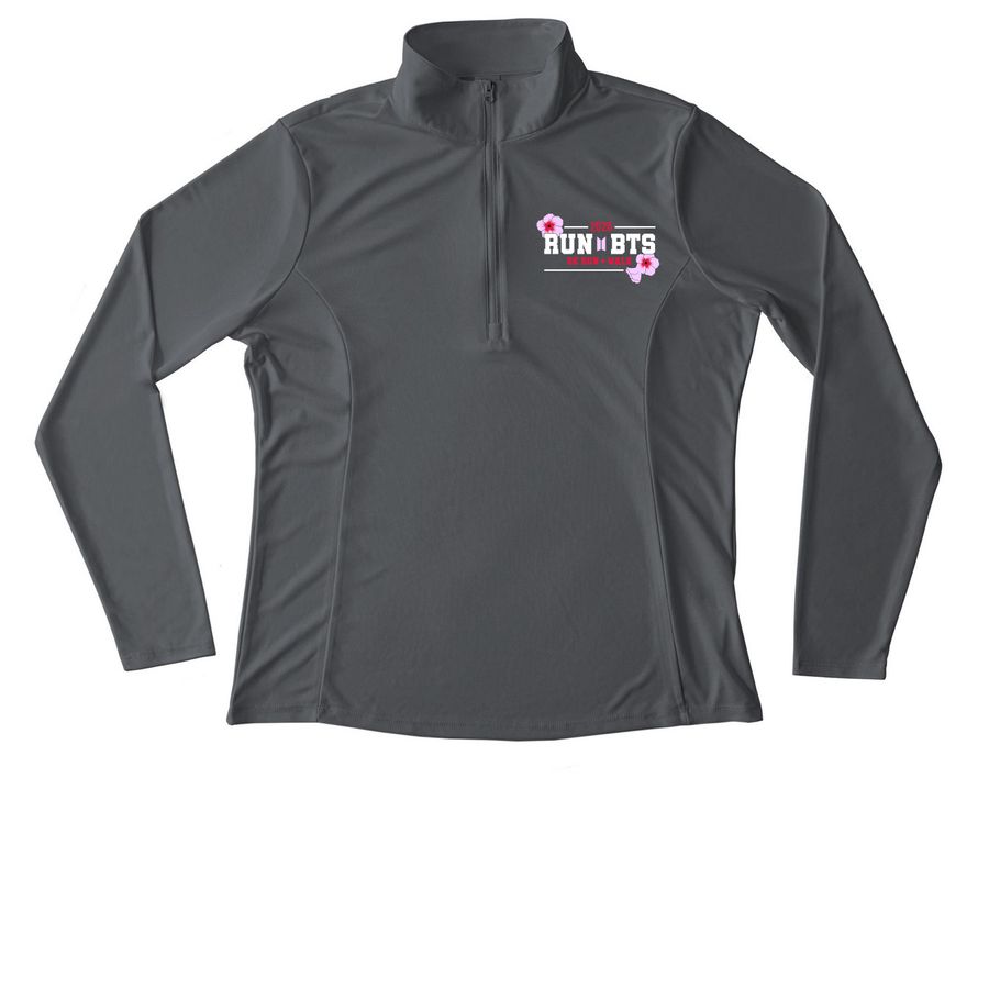 Seven Stars Constellation performance, a Iron Grey Women's Performance Quarter Zip Pullover