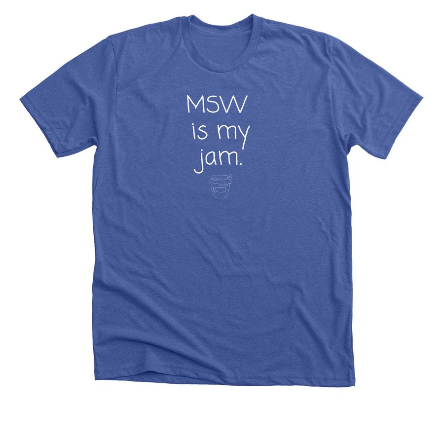 Tee: Peanut Butter is Back! *Limited Release*, a Solid True Royal Premium Unisex Tee