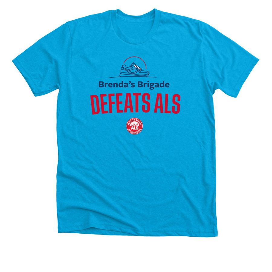 Brenda's Brigade, a Neon Blue Premium Unisex Tee