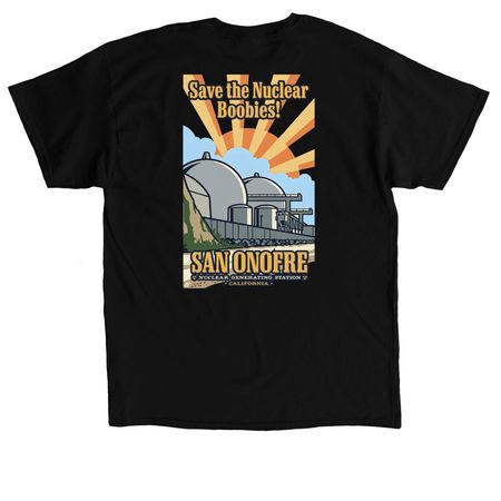 Navigational Aids&nbsp;, a Black Classic Unisex Tee (back-view)