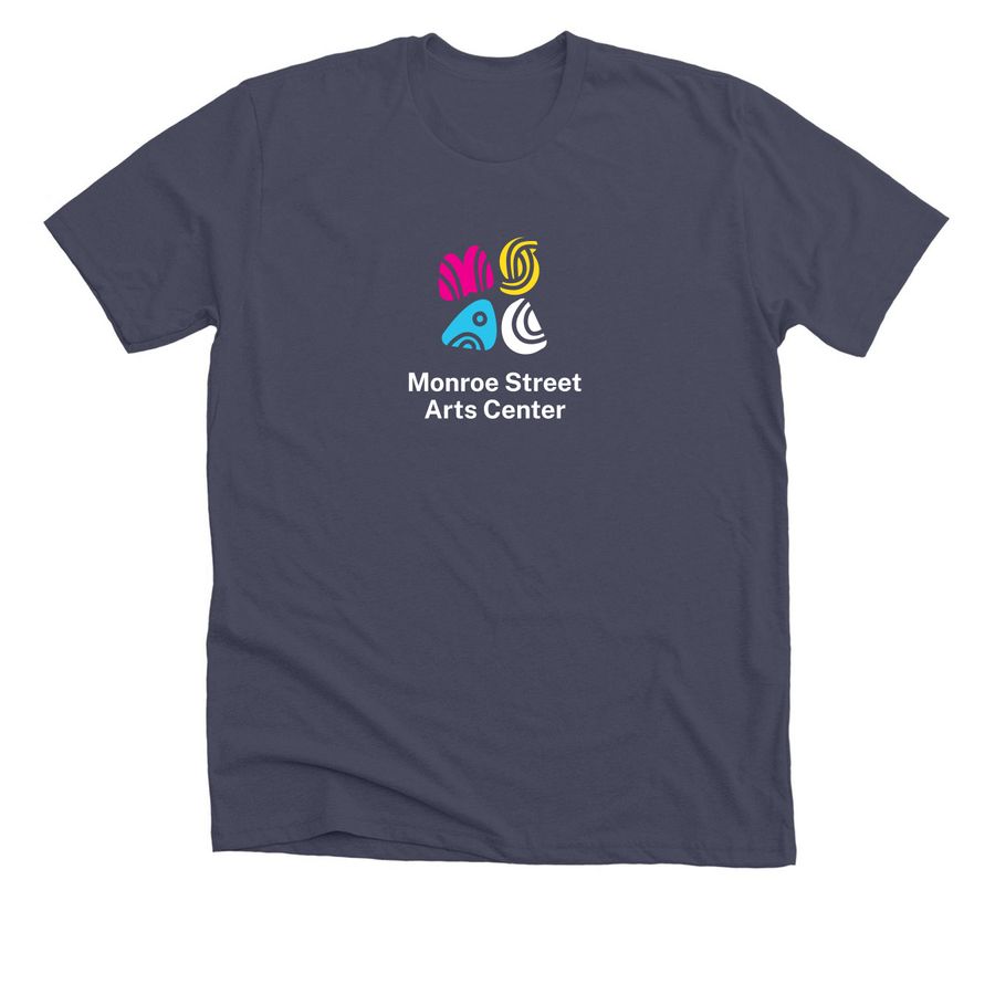 MSAC Shirts in Adult Sizes - Dark, a Heather Midnight Navy Premium Unisex Tee