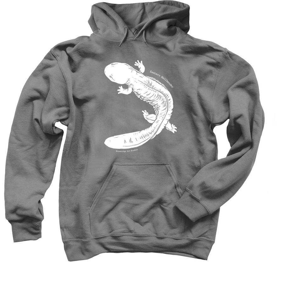 Hellbender&nbsp;, a Charcoal Pullover Hoodie