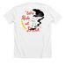 Dance Floor Captain, a Solid White Blend Premium Unisex Tee (back-view)